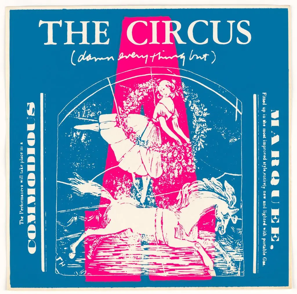 A i love that one from circus alphabet by Corita Kent (Sister Mary Corita)