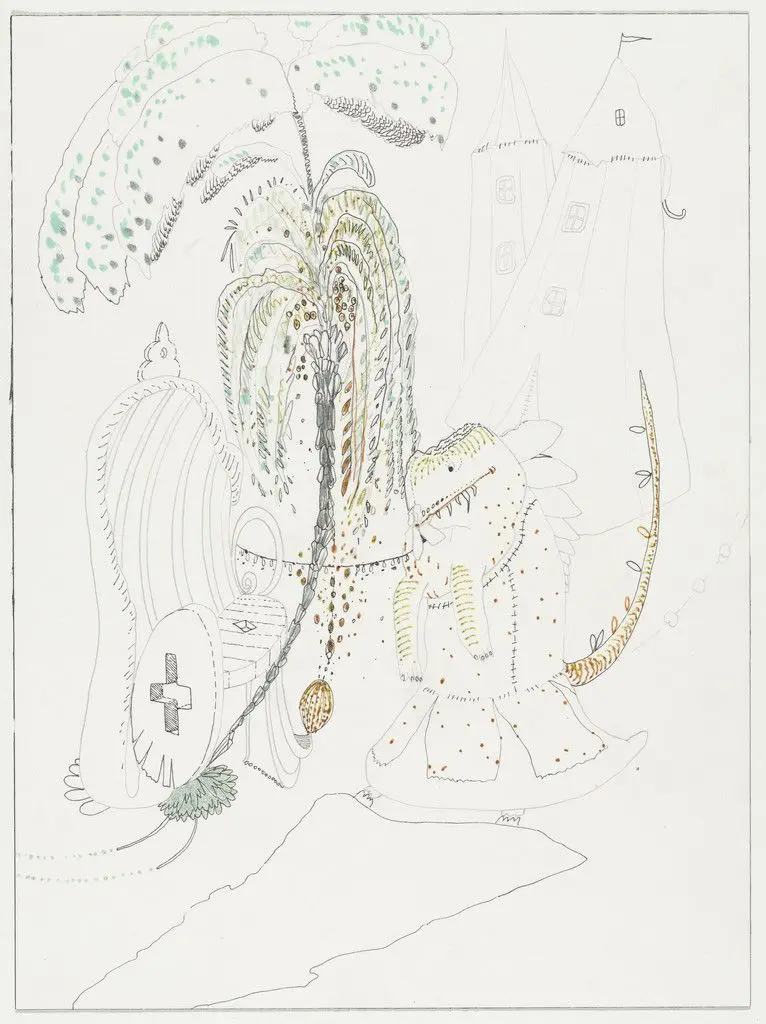 Cabaret Crusades, Drawing 50 by Wael Shawky