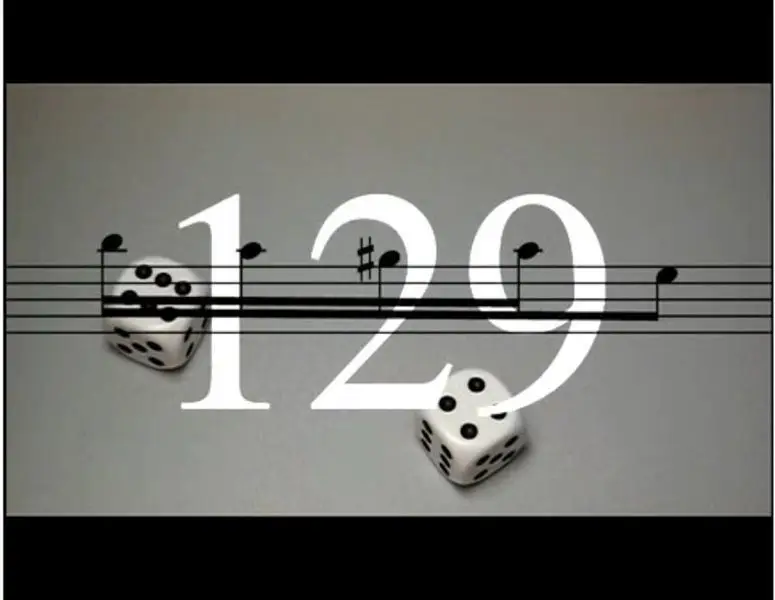 Anagrammatische Komposition mit Würfelspiel von VALIE EXPORT (nach W.A. Mozart, Klavier) Für Sopransaxophon (Anagrammatical Compostion with Dice by VALIE EXPORT (W.A. Mozart, Piano) for Soprano Saxophone) by VALIE EXPORT