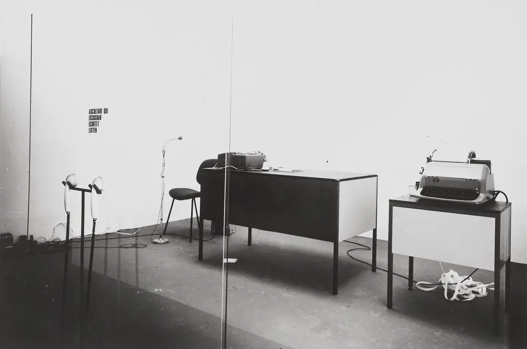 Office of Information about the Vietnam War at Three Levels: The Visual Image, Text and Audio by David Lamelas