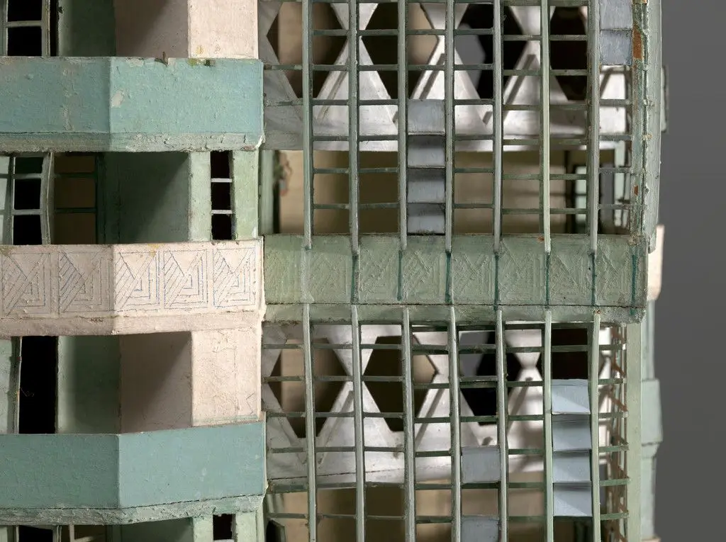 St. Mark's Tower project, New York, NY (Model) by Frank Lloyd Wright