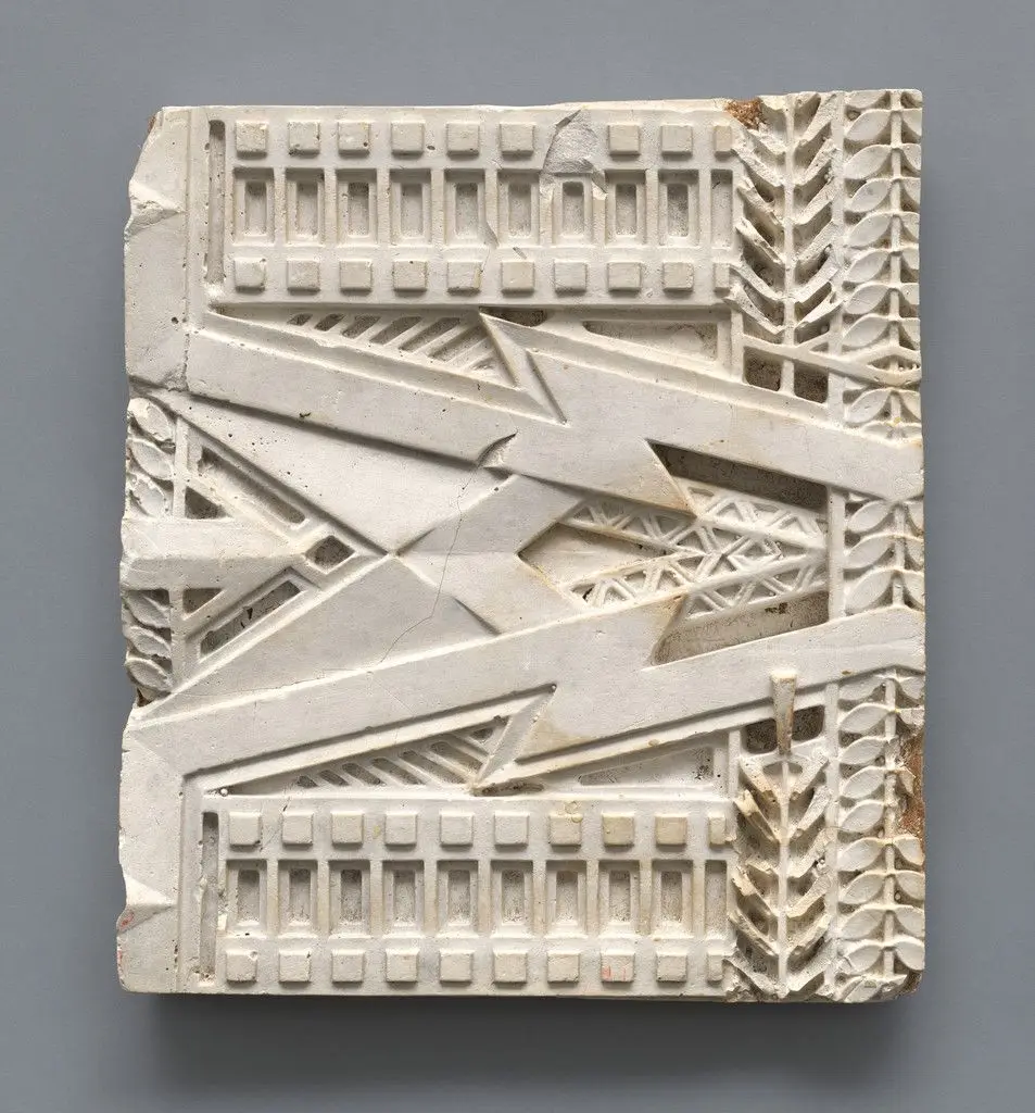 Cast of a frieze from the Susan Lawrence Dana House, Springfield, IL by Frank Lloyd Wright