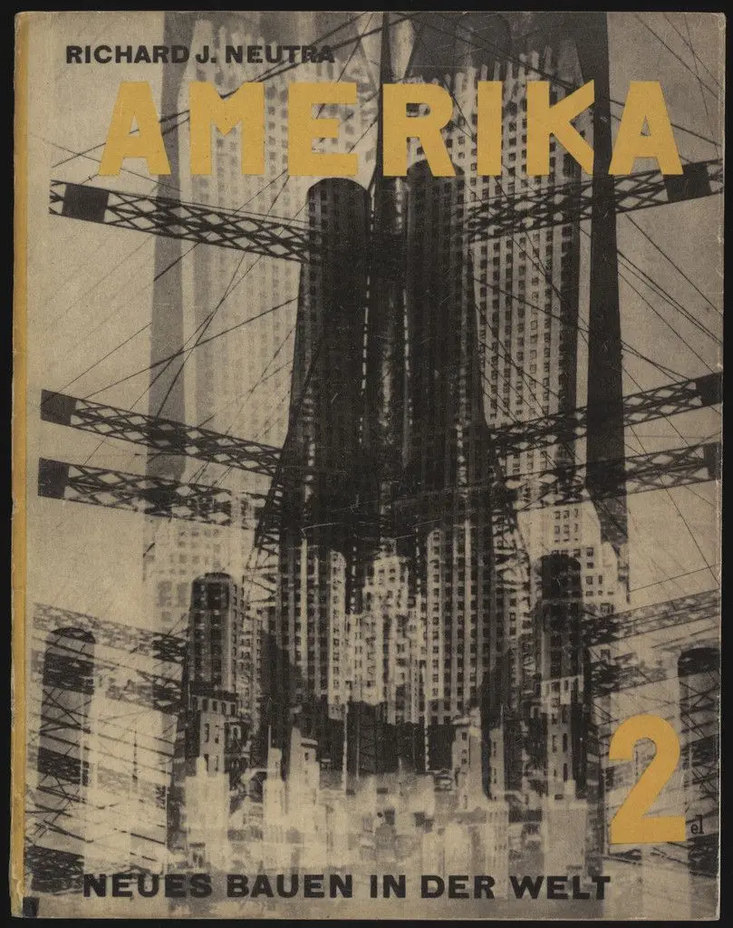 Amerika. Die Stilbildung des neuen Bauens in den Vereinigten Staaten (Neues Bauen in der Welt) (America: The Development of Style in New Buildings in the United States [New Ways of Building in the World]), vol. 2 by El Lissitzky