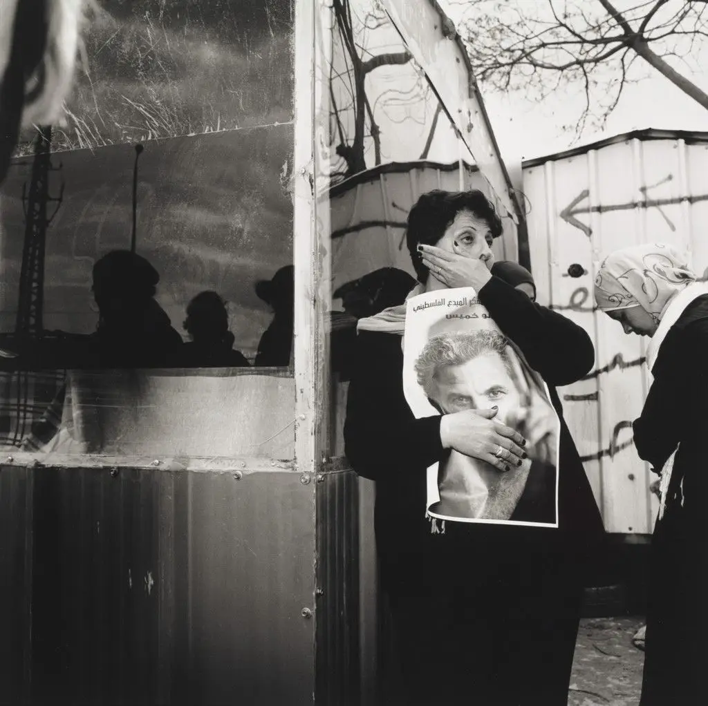 I Felt a Funeral in My Brain, Jalameh Checkpoint, West Bank/Palestine by Rosalind Fox Solomon