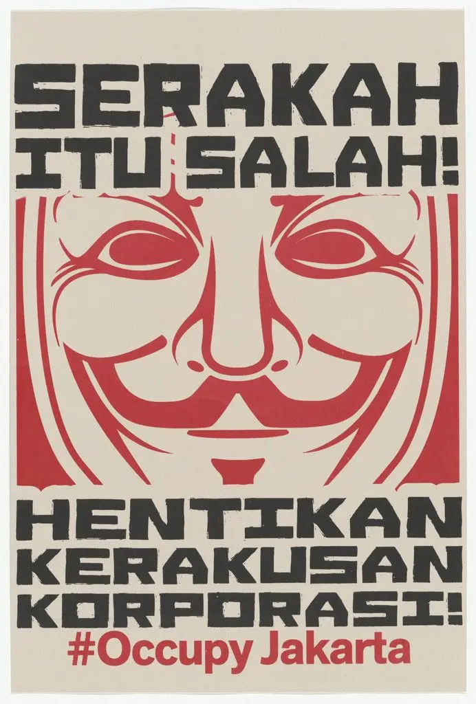 Occupy Jakarta from Occuprint Portfolio by Nobodycorp Internationale Unlimited