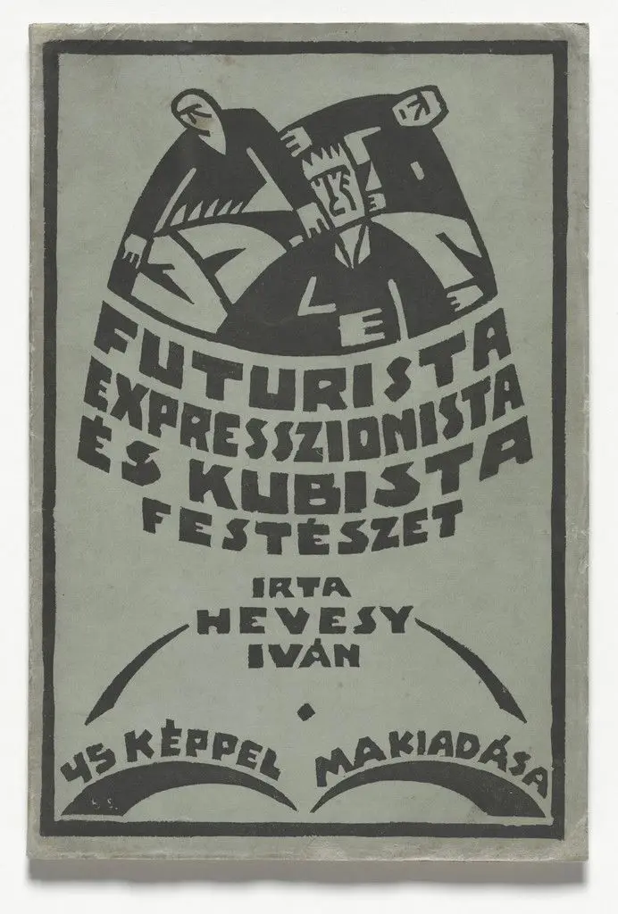 Futurista expresszionista és kubista festészet (Futurist and Cubist Expressionist Painting) by Sándor (Alexander) Bortnyik