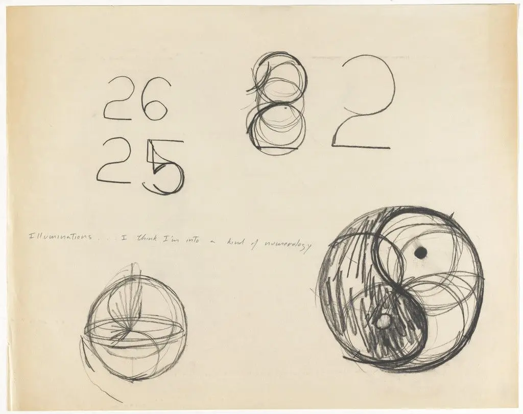 Untitled from Large Illumination Drawings by Simone Forti