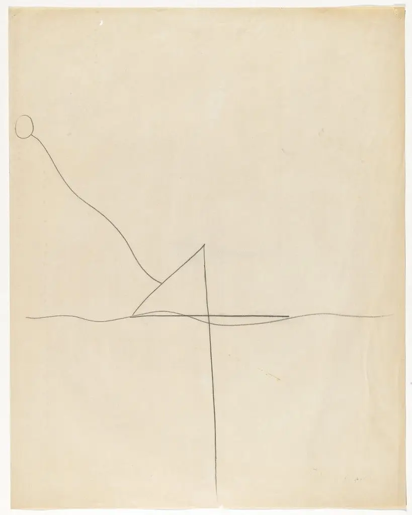 Untitled from Large Illumination Drawings by Simone Forti
