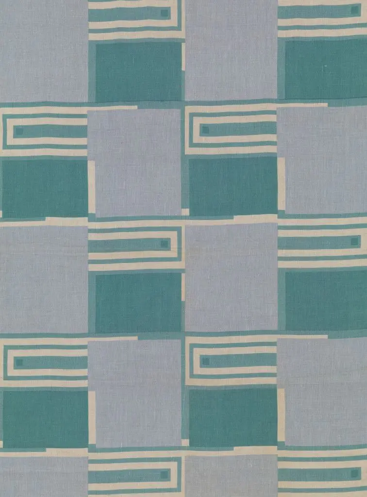 Taliesin textile (Design 101) by Frank Lloyd Wright