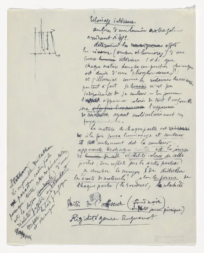 Untitled from The Bride Stripped Bare by Her Bachelors, Even (The Green Box) (La mariée mise à nu par ses célibataires, même [Boîte verte]) by Marcel Duchamp