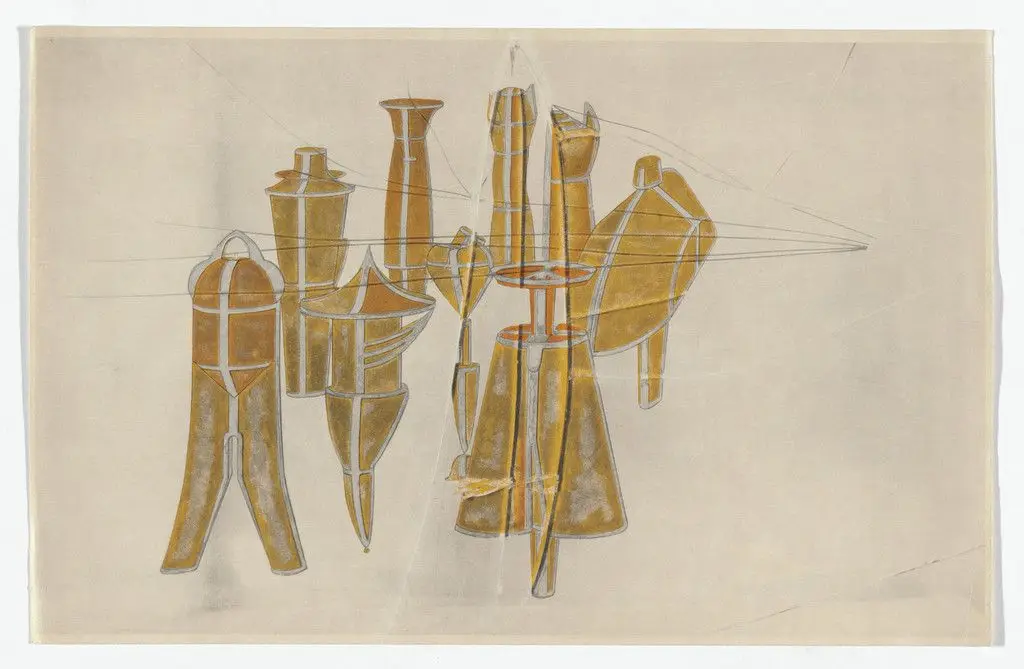 Untitled from The Bride Stripped Bare by Her Bachelors, Even (The Green Box) (La mariée mise à nu par ses célibataires, même [Boîte verte]) by Marcel Duchamp