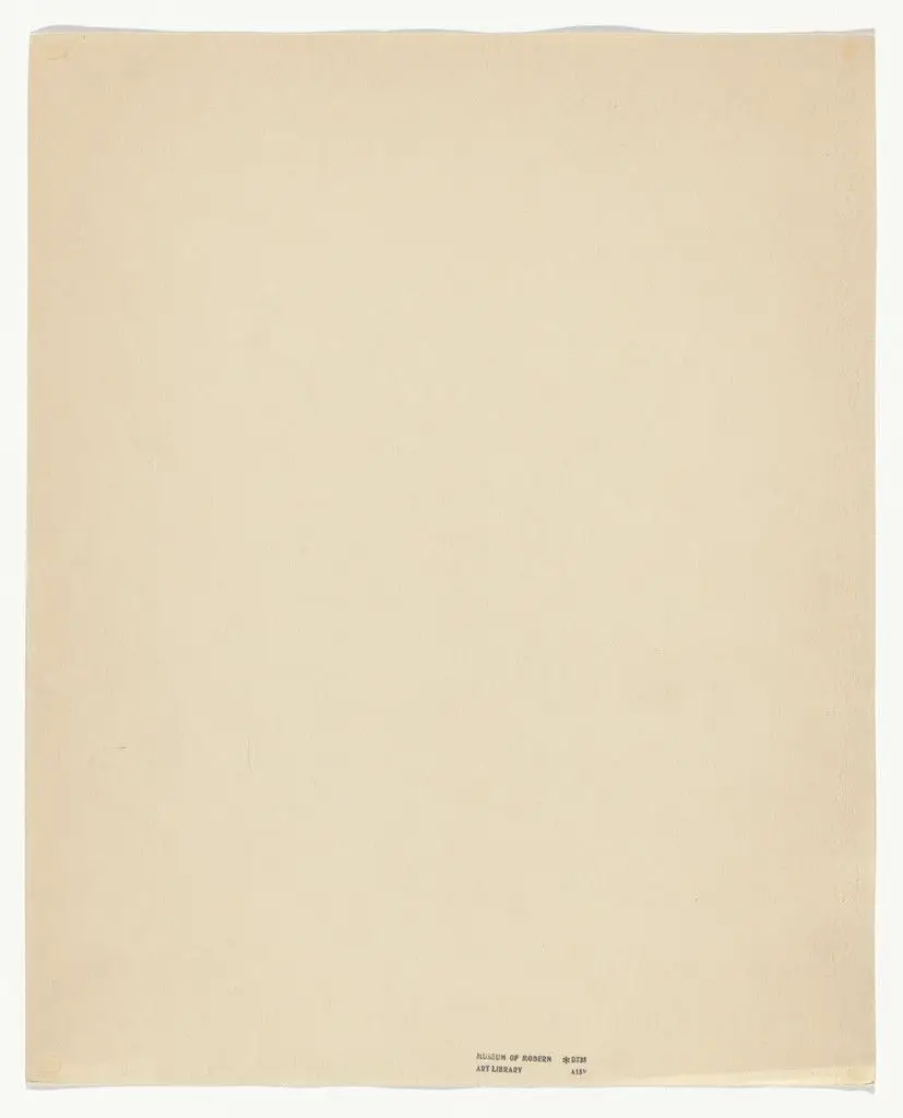 Untitled from The Bride Stripped Bare by Her Bachelors, Even (The Green Box) (La mariée mise à nu par ses célibataires, même [Boîte verte]) by Marcel Duchamp