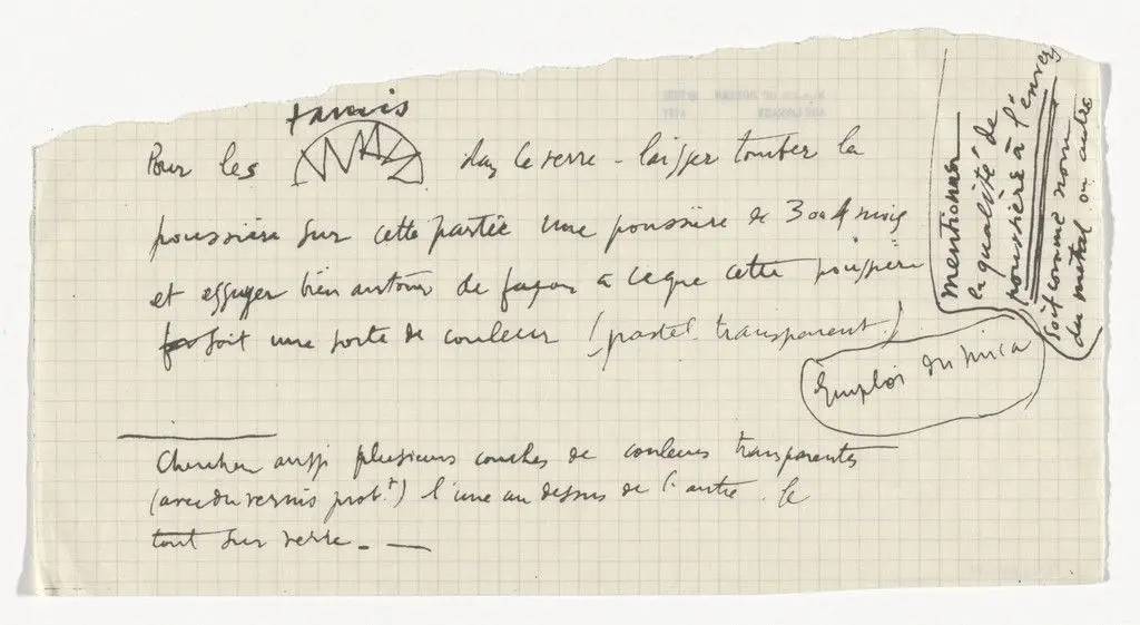 Untitled from The Bride Stripped Bare by Her Bachelors, Even (The Green Box) (La mariée mise à nu par ses célibataires, même [Boîte verte]) by Marcel Duchamp