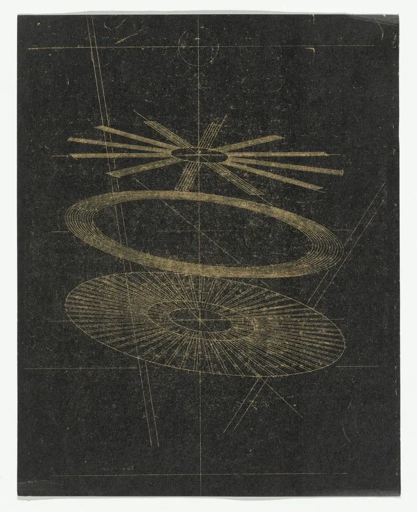 Untitled from The Bride Stripped Bare by Her Bachelors, Even (The Green Box) (La mariée mise à nu par ses célibataires, même [Boîte verte]) by Marcel Duchamp