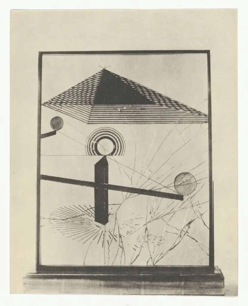 Untitled from The Bride Stripped Bare by Her Bachelors, Even (The Green Box) (La mariée mise à nu par ses célibataires, même [Boîte verte]) by Marcel Duchamp