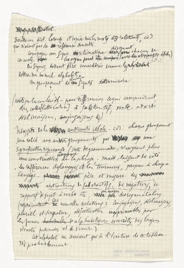 Untitled from The Bride Stripped Bare by Her Bachelors, Even (The Green Box) (La mariée mise à nu par ses célibataires, même [Boîte verte]) by Marcel Duchamp