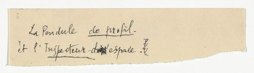 Untitled from The Bride Stripped Bare by Her Bachelors, Even (The Green Box) (La mariée mise à nu par ses célibataires, même [Boîte verte]) by Marcel Duchamp