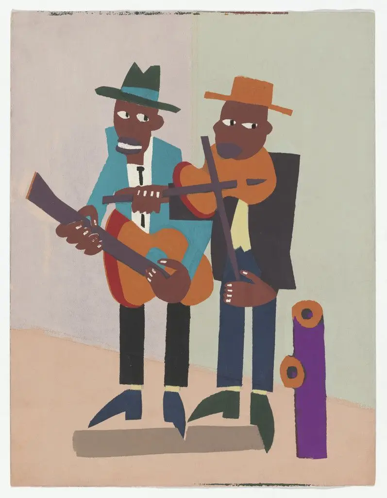 Street Musicians by William H. Johnson