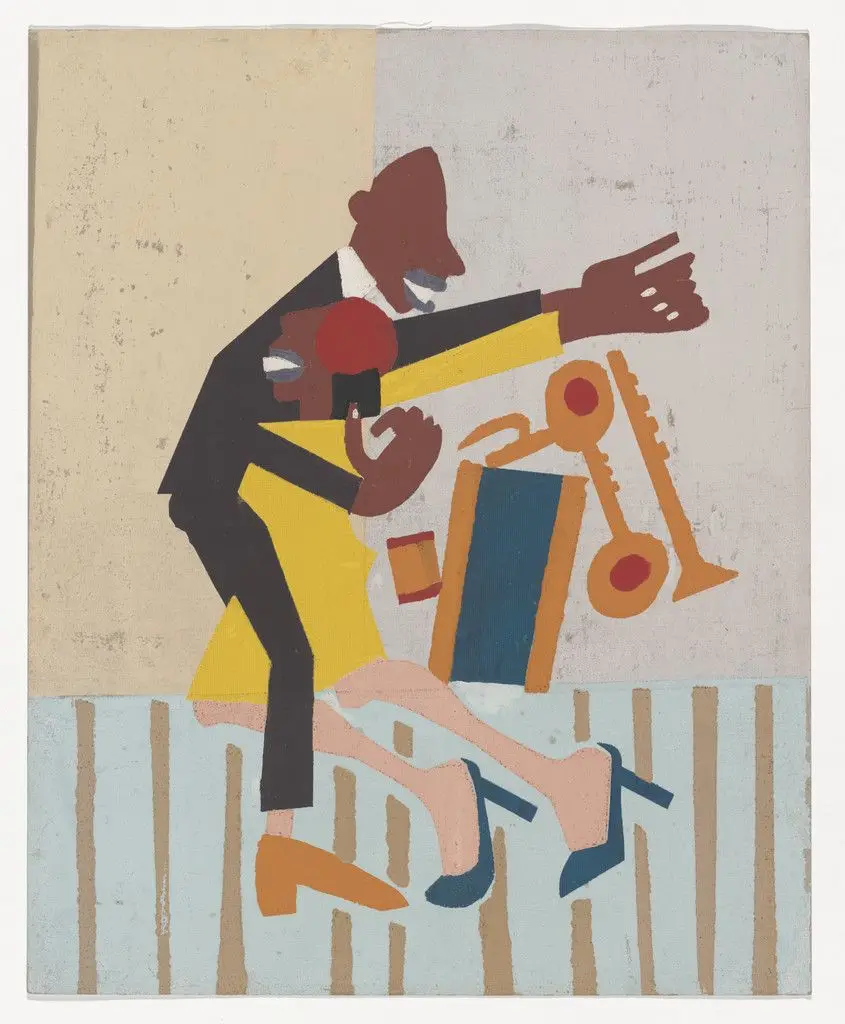 Jitterbugs II by William H. Johnson