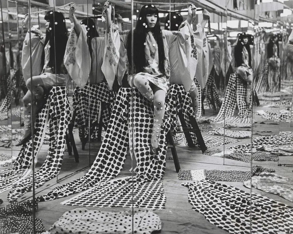 Mirror Performance, New York by Harry Shunk, János Kender, Yayoi Kusama