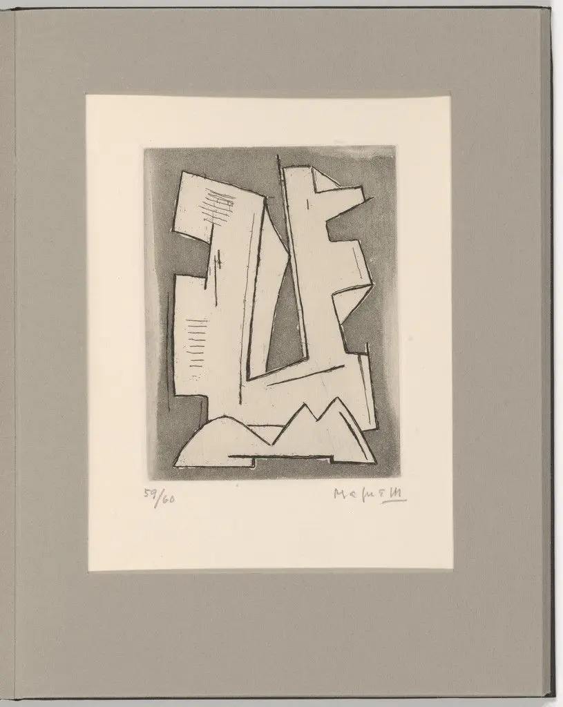 Plate 14 from Futurists, Abstractionists, Dadaists: the Forerunners of the Avant-Garde, vol. I by Alberto Magnelli