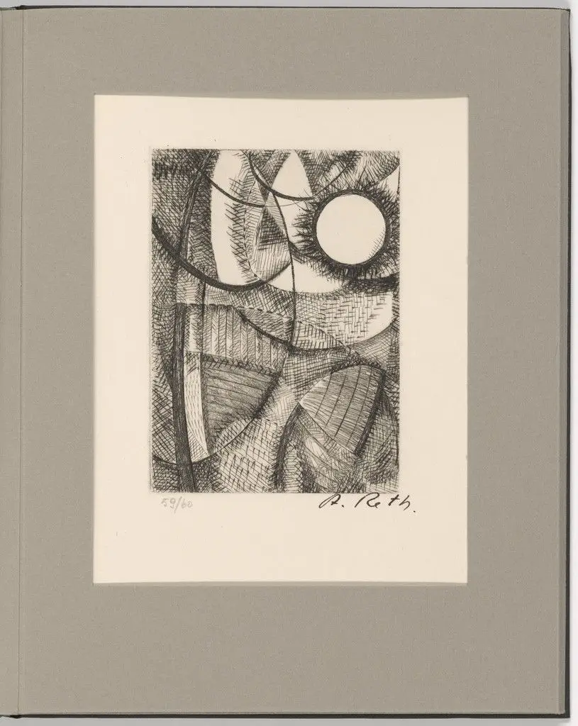 Plate 16 from Futurists, Abstractionists, Dadaists: the Forerunners of the Avant-Garde, vol. I by Alfred Reth