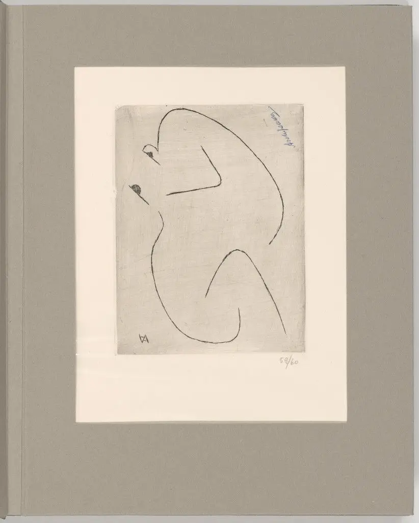 Plate 2 from Futurists, Abstractionists, Dadaists: the Forerunners of the Avant-Garde, vol. I by Alexander Archipenko