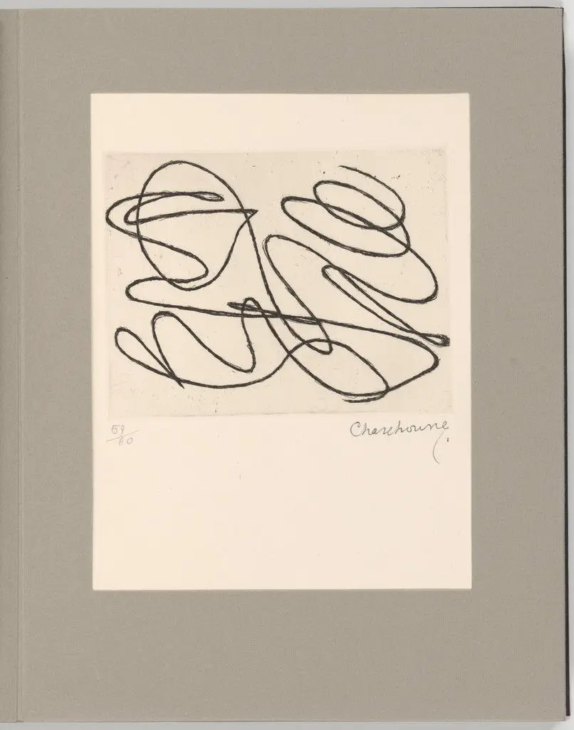 Plate 4 from Futurists, Abstractionists, Dadaists: the Forerunners of the Avant-Garde, vol. I by Serge Charchoune