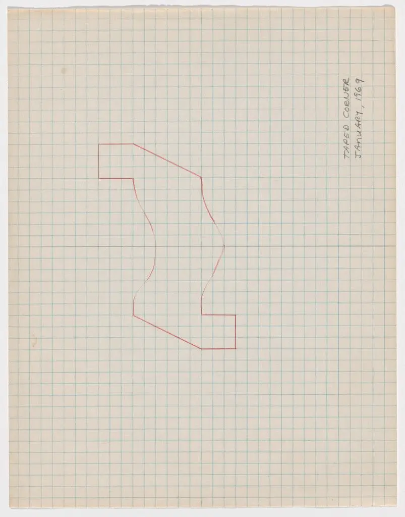 Taped Corner by Ree Morton