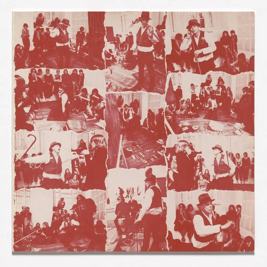 Performance at the ICA London by Albrecht/d., Joseph Beuys