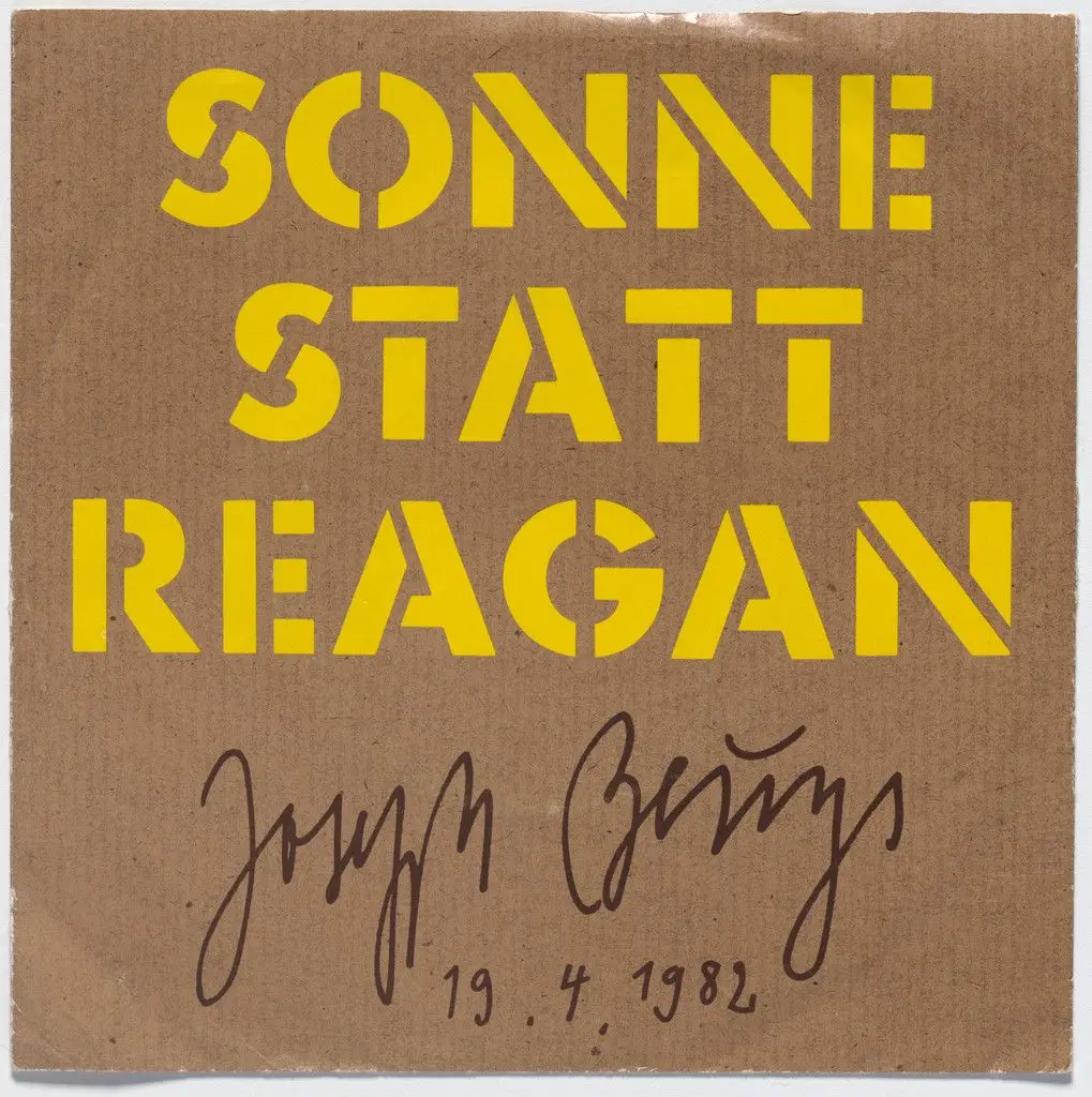 Sonne Statt Reagan by Joseph Beuys
