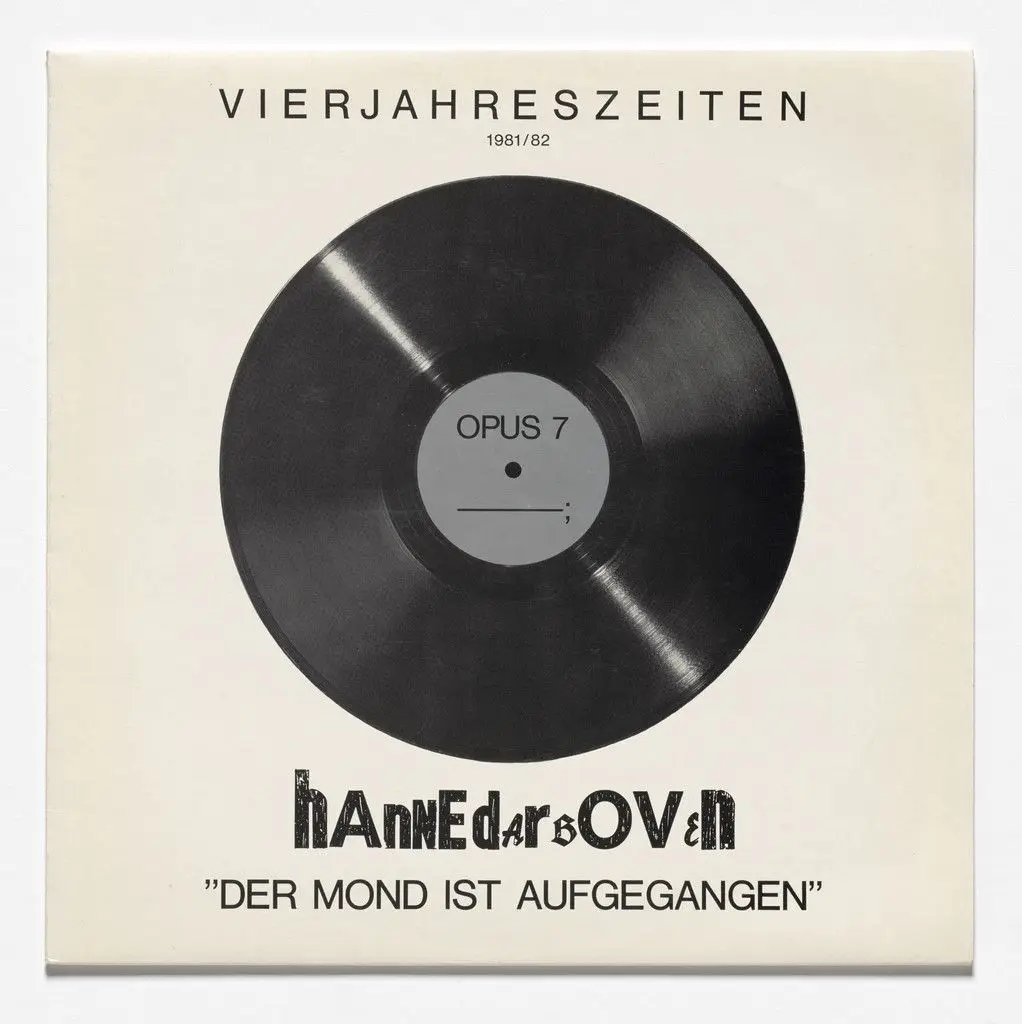 Vierjahreszeiten 1981/82. Opus 7 "Der Mond Ist Aufgegangen" by Hanne Darboven