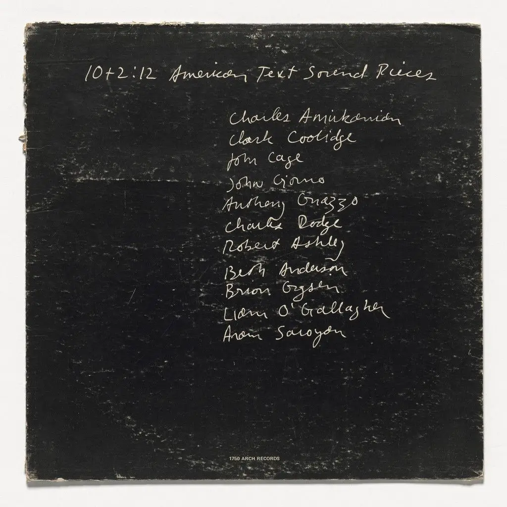 10+2: 12 American Text Sound Pieces by Various Artists