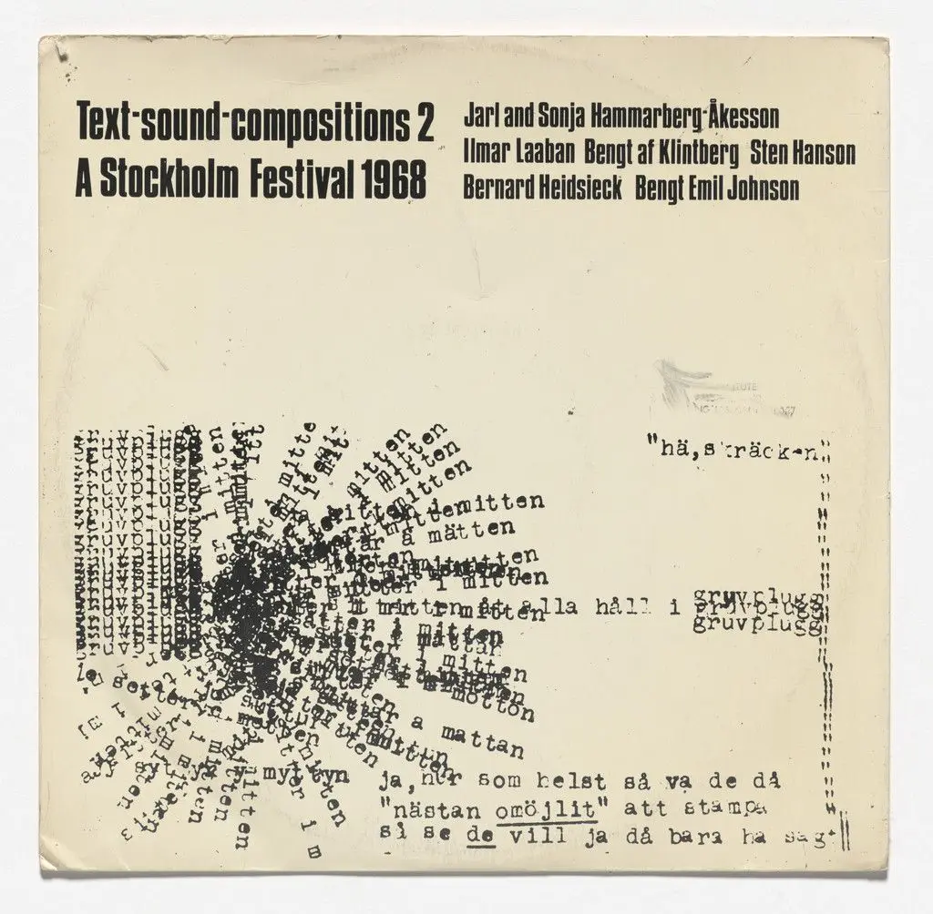 Text Sound Compositions 2: A Stockholm Festival 1968 by Various Artists