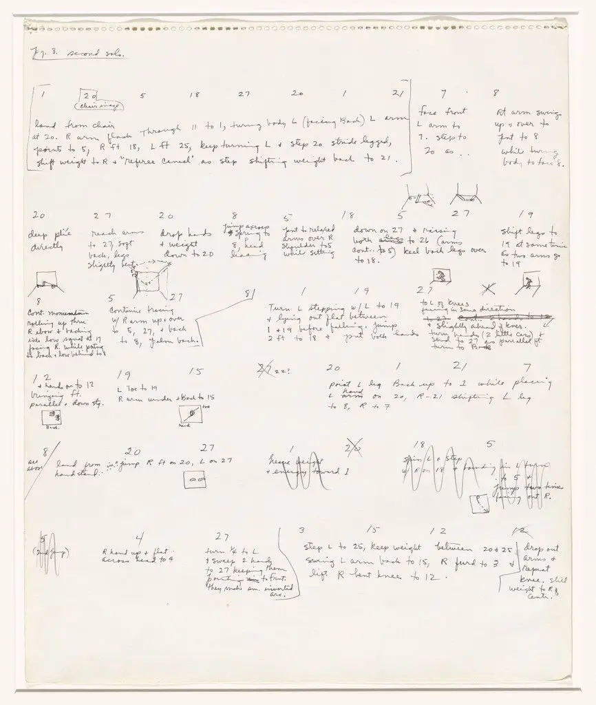 Untitled (Locus) by Trisha Brown