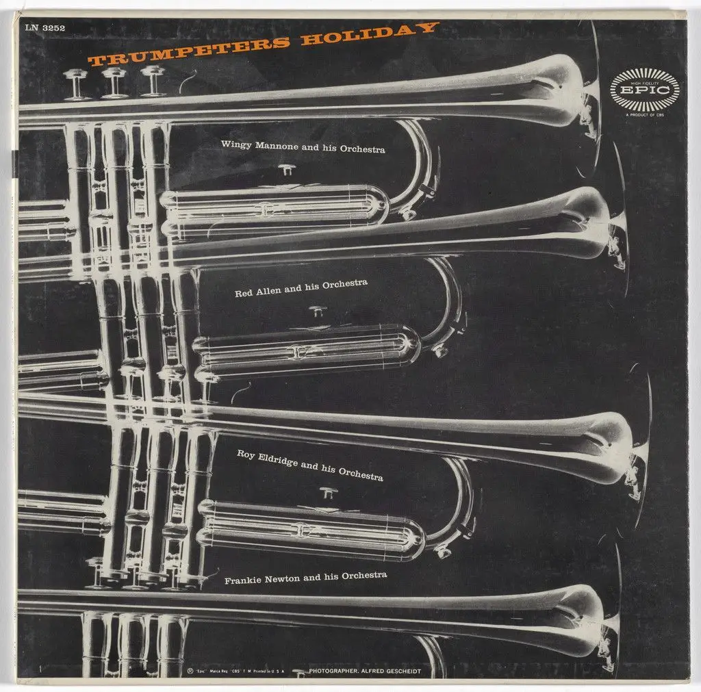 Album cover for Trumpeters Holiday by Alfred Gescheidt, Unidentified Designer