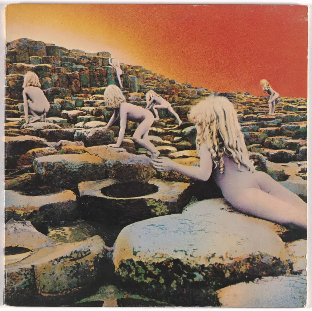 Album cover for Led Zeppelin, Houses of the Holy by Hipgnosis, Storm Thorgerson, Aubrey Powell