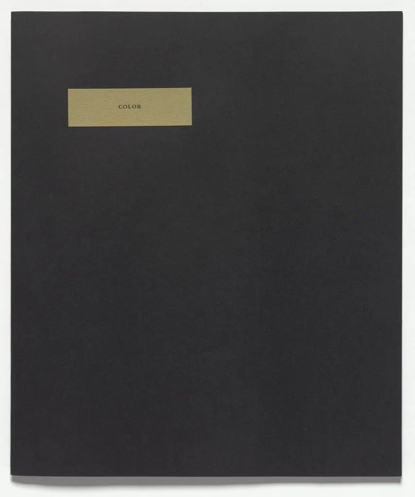 Color from À l'Infinitif (La Boîte Blanche) (In the Infinitive [The White Box]) by Marcel Duchamp