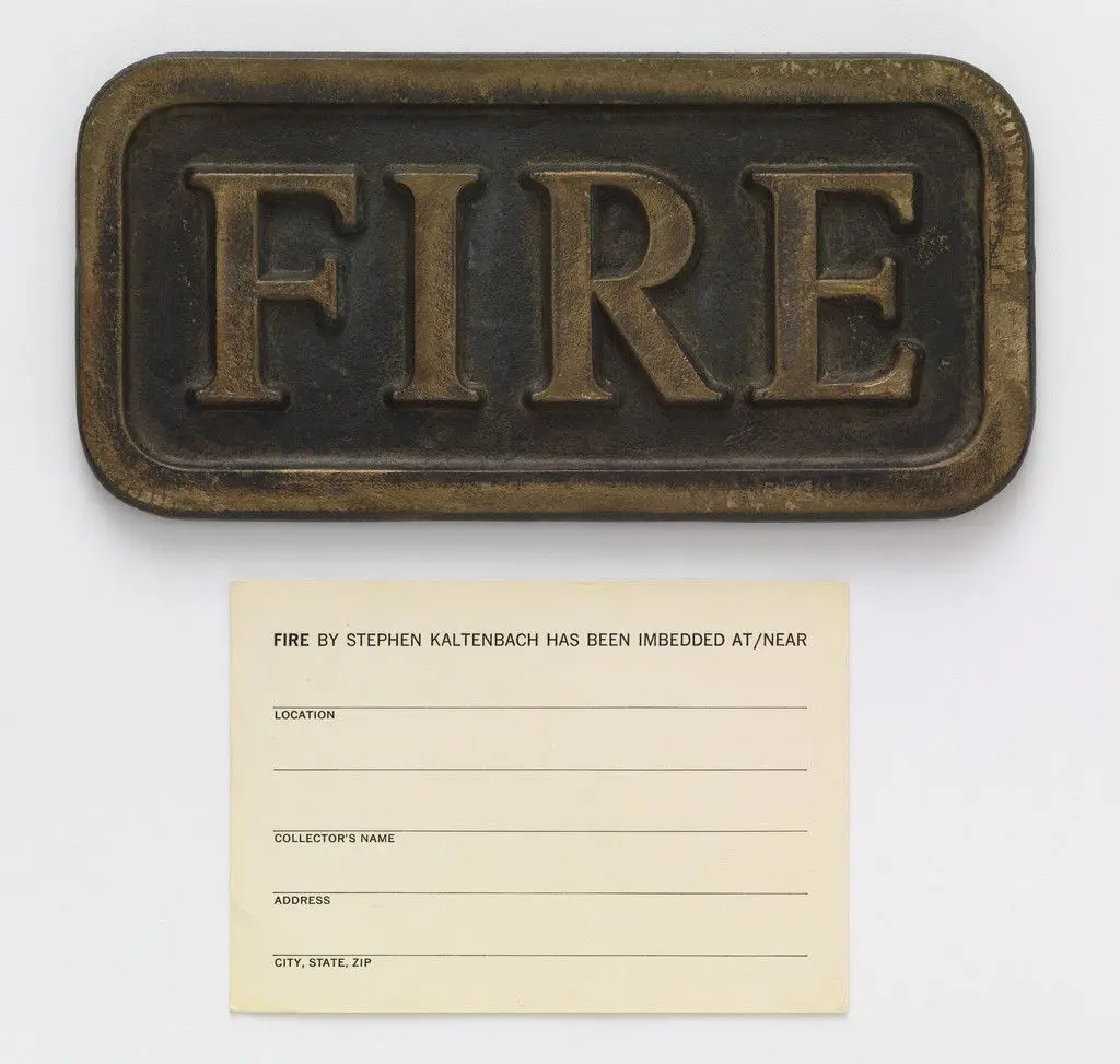 Fire from 7 Objects/69 by Stephen Kaltenbach
