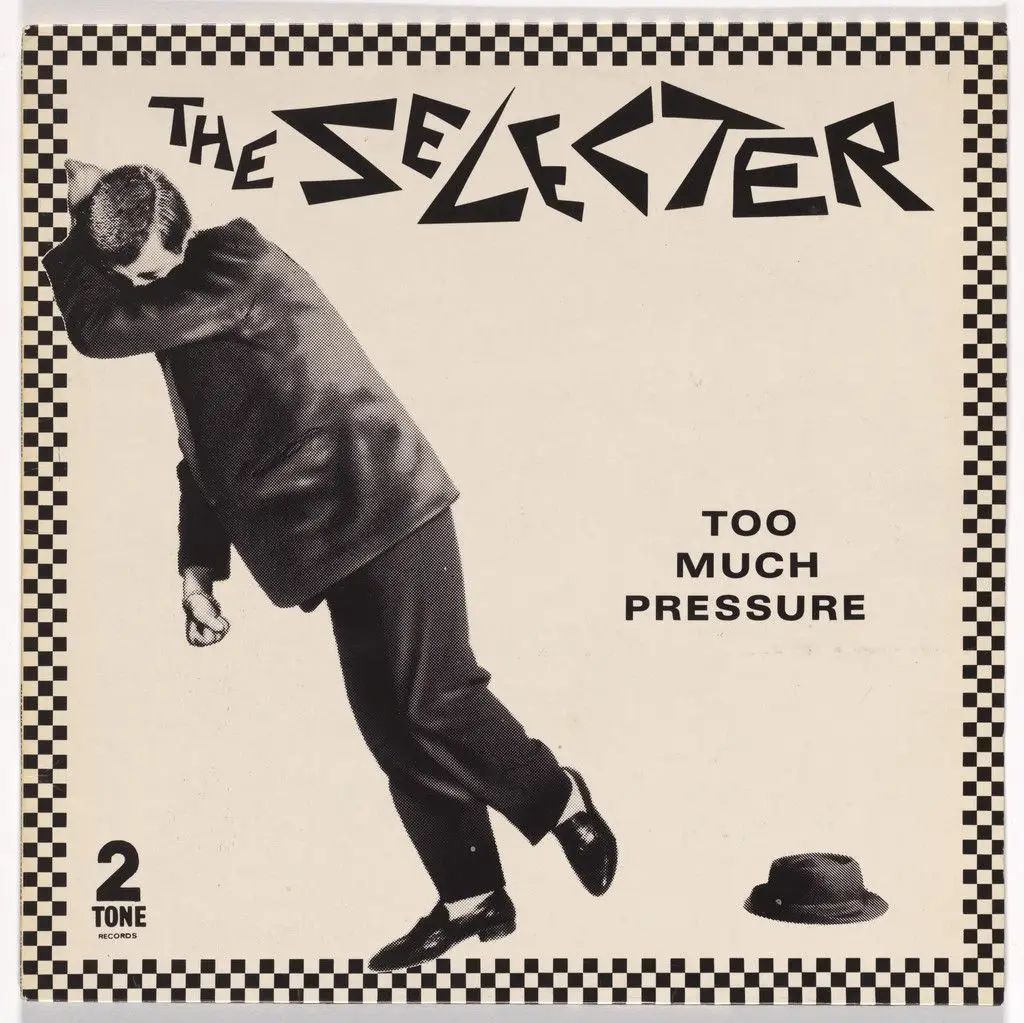 Album cover for The Selecter, Too Much Pressure by John "Teflon" Sims, Rick Mann, David Storey