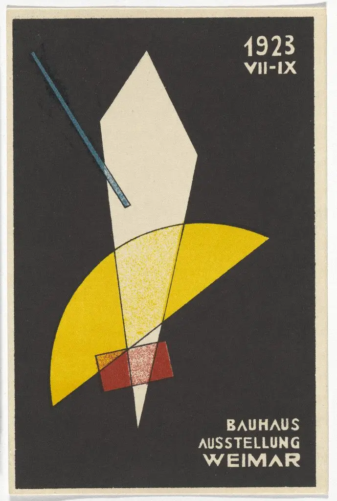 Bauhaus Ausstellung Weimar 1923 by László Moholy-Nagy