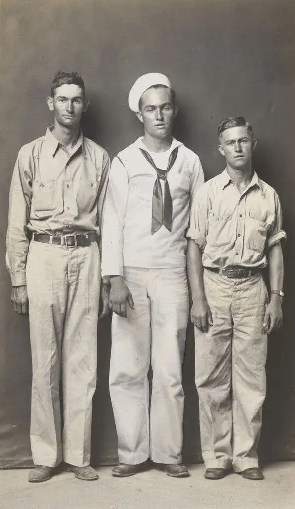Herby, Lee and Clarence Rackley, Brothers by Mike Disfarmer