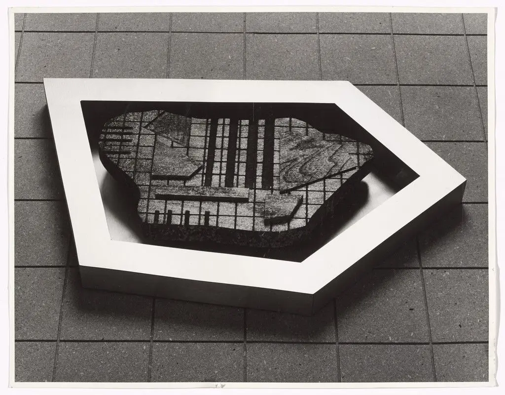 Preparatory material for Levitated Mass (1982) by Michael Heizer