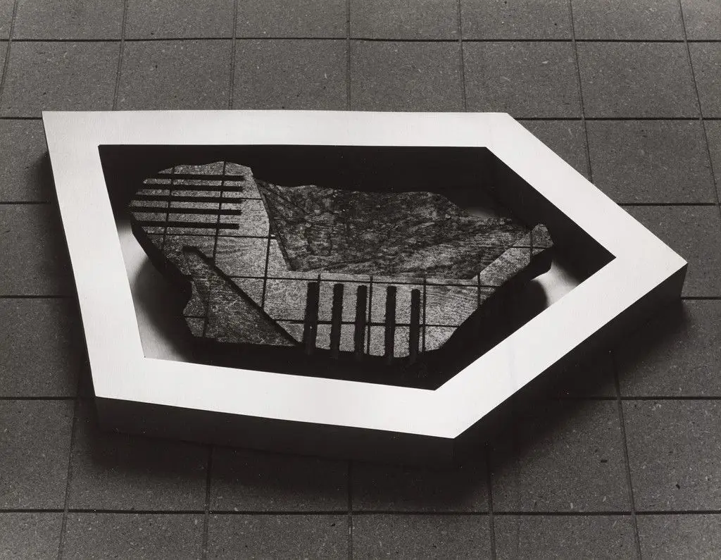 Preparatory material for Levitated Mass (1982) by Michael Heizer