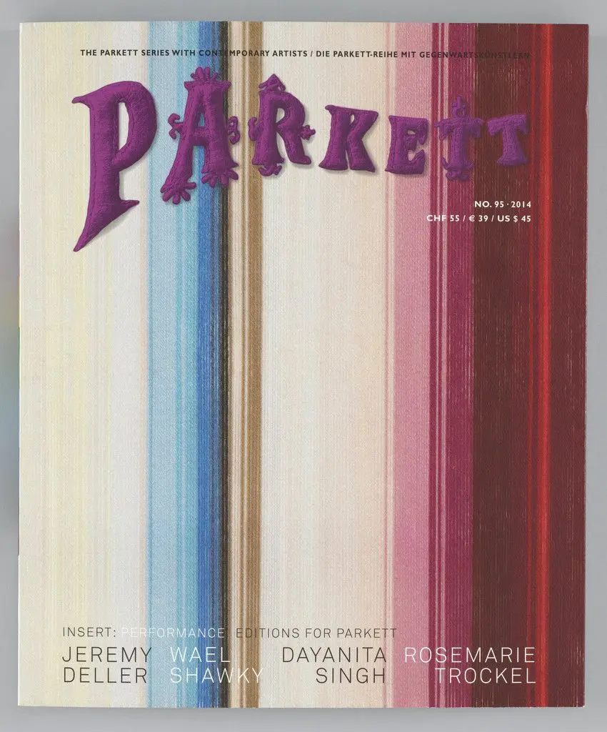 Parkett no. 95 by Various Artists, Jeremy Deller, Wael Shawky, Dayanita Singh, Rosemarie Trockel