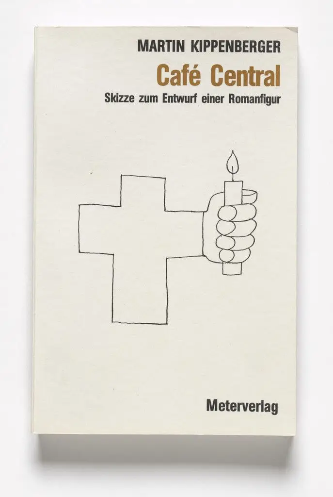 Café Central. Skizze zum Entwurf einer Romanfigur, by Martin Kippenberger