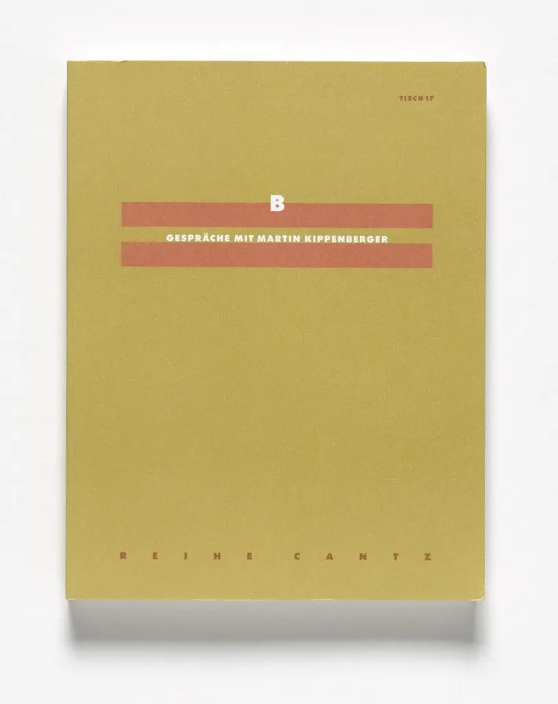 B. Gespräeche Mit Martin Kippenberger. Tisch 17, by Martin Kippenberger