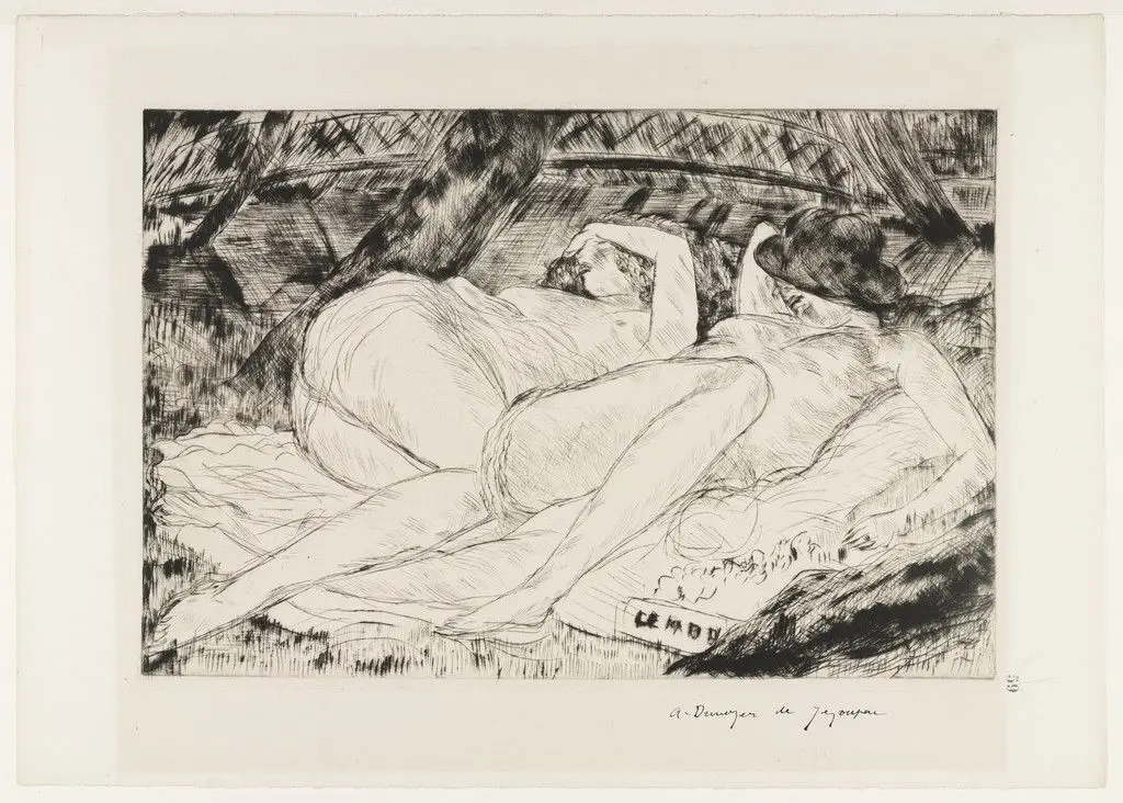 The Women of the Marne from the book Architectures by André Dunoyer de Segonzac