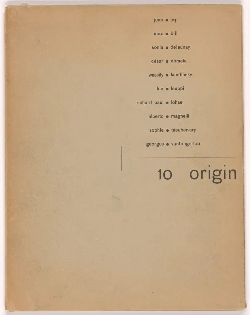 10 Origin by Georges Vantongerloo, Sophie Taeuber-Arp, Alberto Magnelli, Richard Paul Lohse, Léo Leuppi, Vasily Kandinsky, Max Bill, Jean (Hans) Arp, Sonia Delaunay, César Domela-Nieuwenhuis, Various Artists
