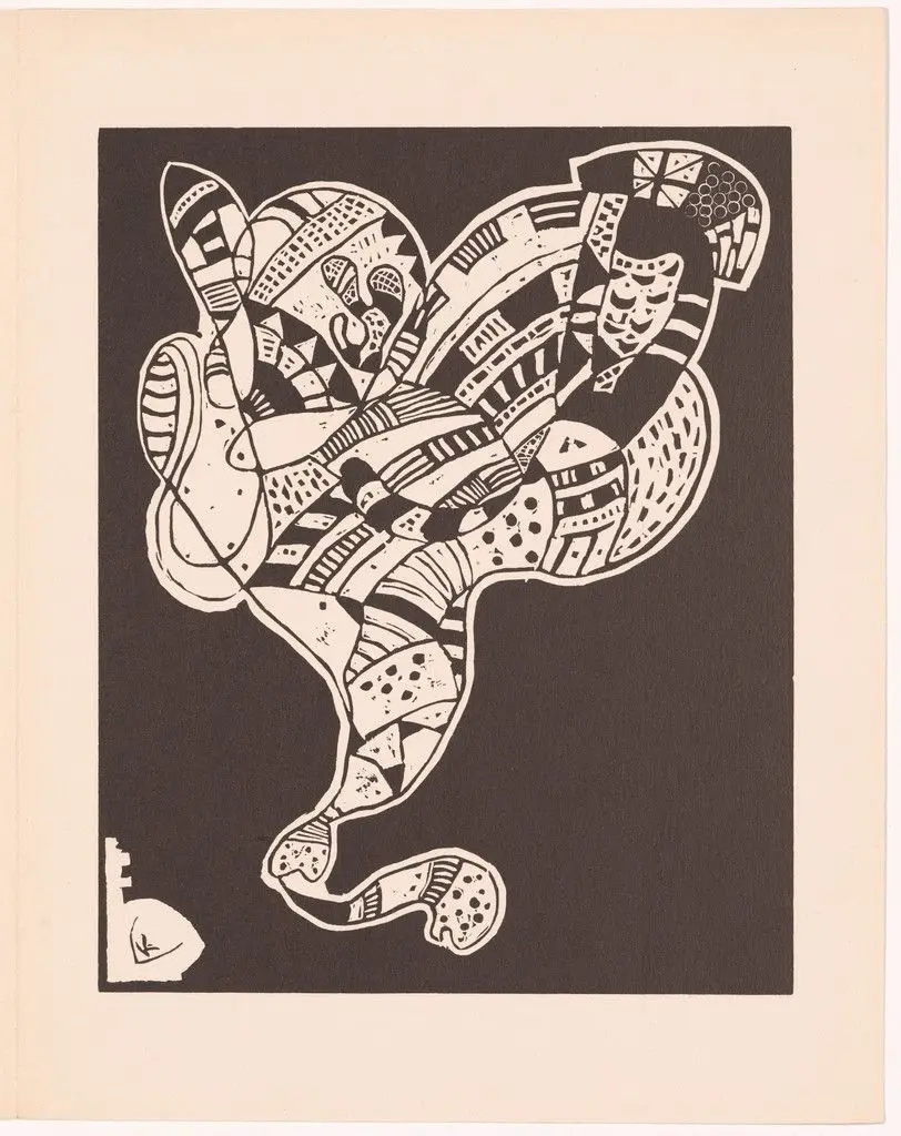 Plate (folio 12) from 10 Origin by Vasily Kandinsky